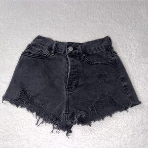 Black Jean Shorts. PACSUN. Lightly Worn!